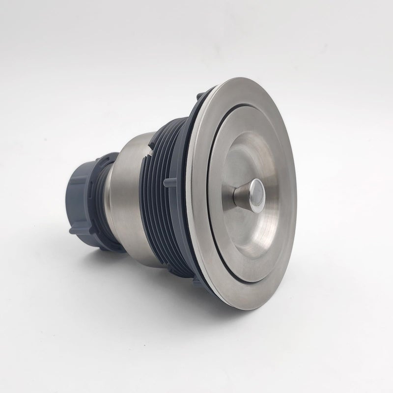 GZILA 3-1/2-Inch Kitchen Sink Drain Strainer Assembly Kit, GZILA Deep Waste Basket Strainer with Sealing Lid Sink Stopper, 304 Stainless Steel Brushed Nickel - Image 3